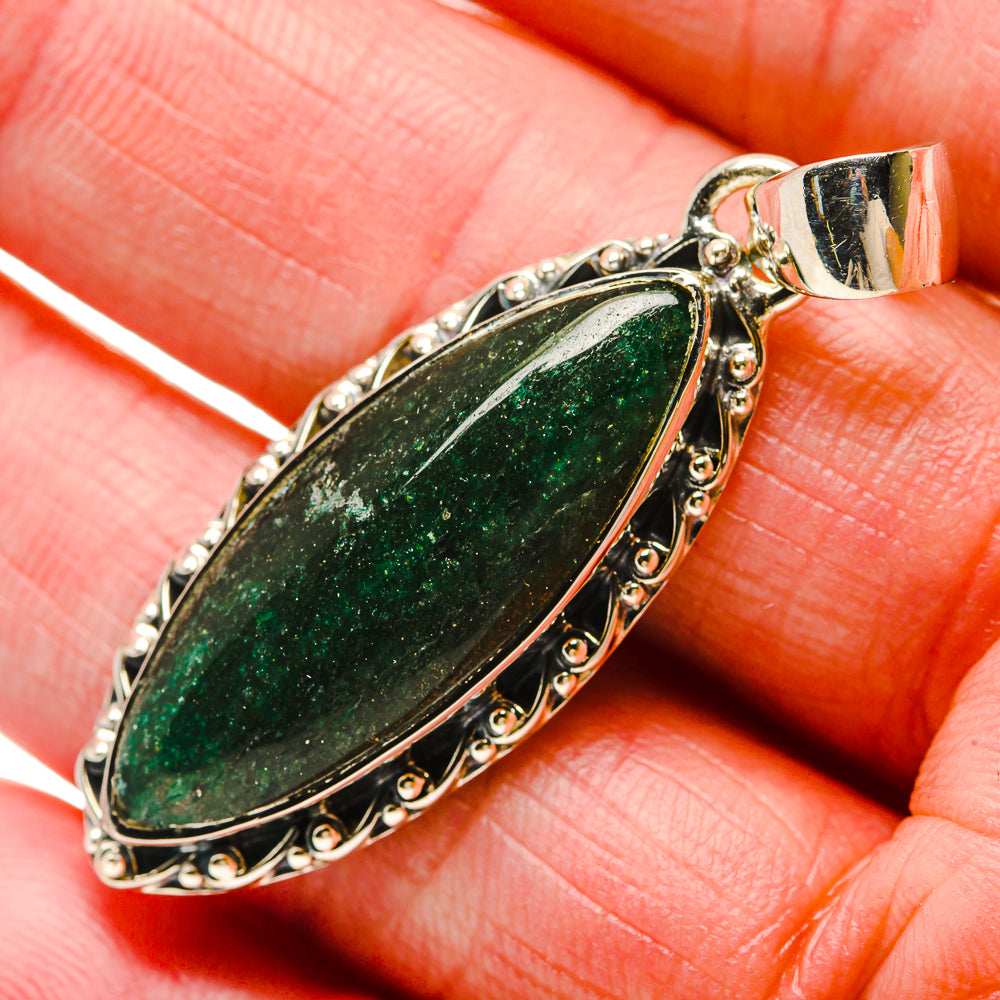 Green Aventurine Pendants handcrafted by Anasilvercos - PD18320