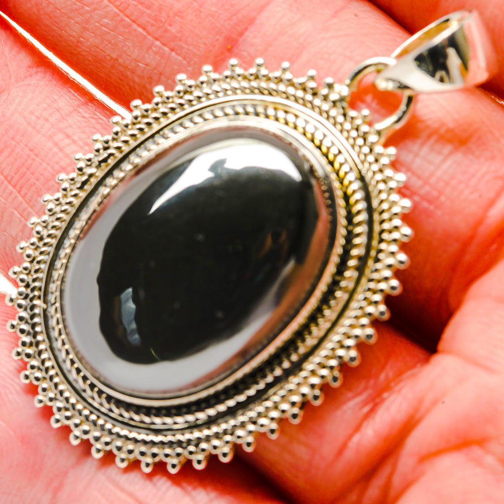Hematite Pendants handcrafted by Anasilvercos - PD18321