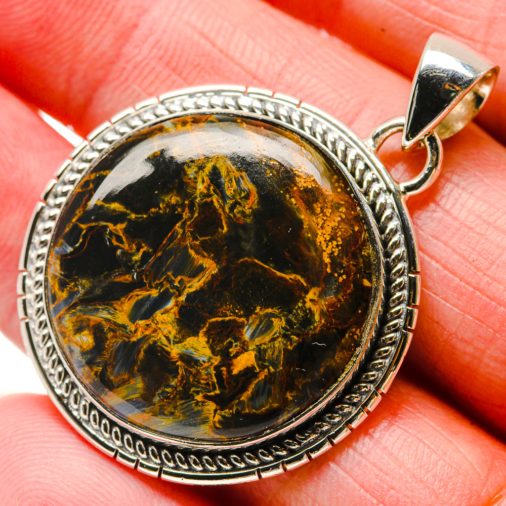 Pietersite Pendants handcrafted by Anasilvercos - PD18344