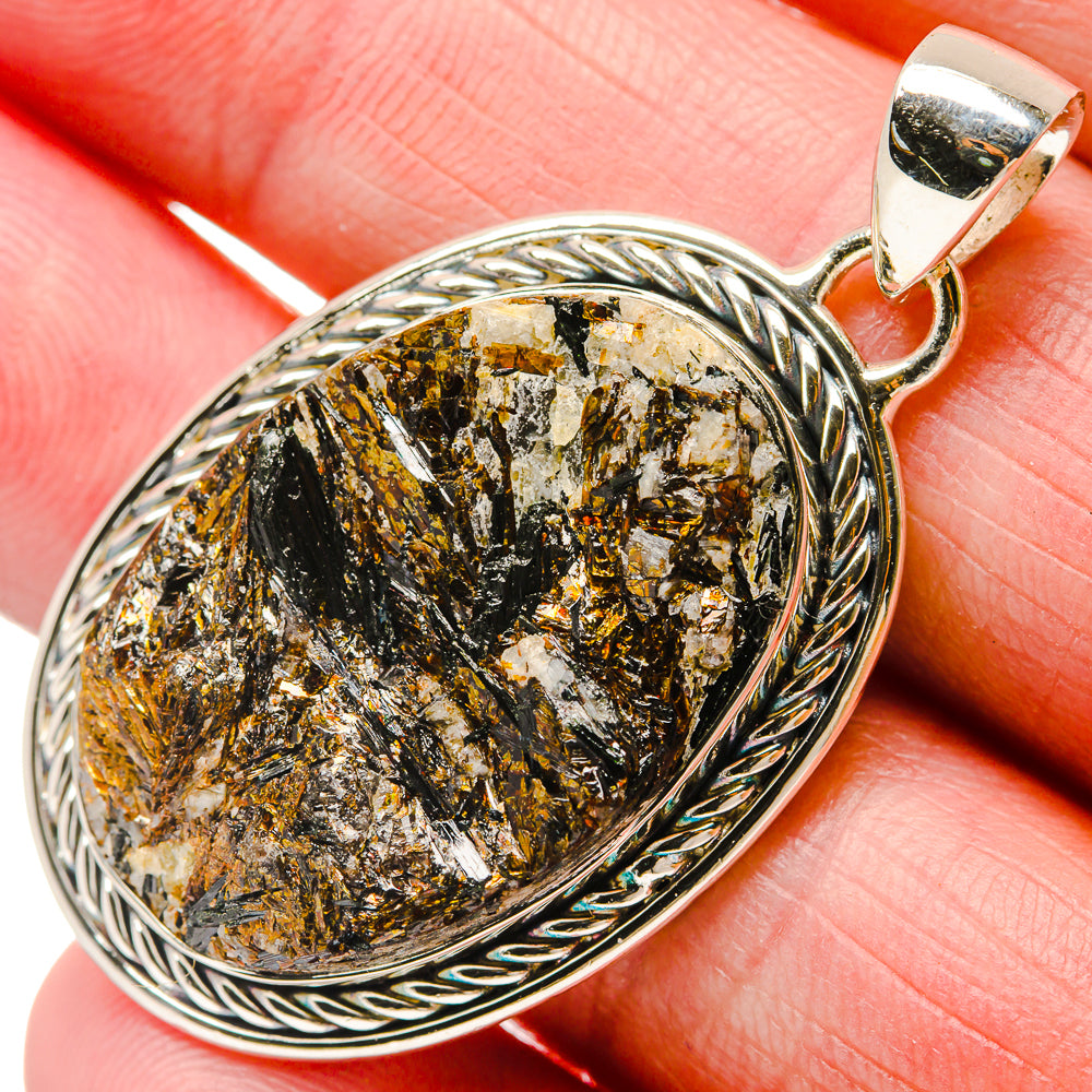 Astrophyllite Pendants handcrafted by Anasilvercos - PD18360