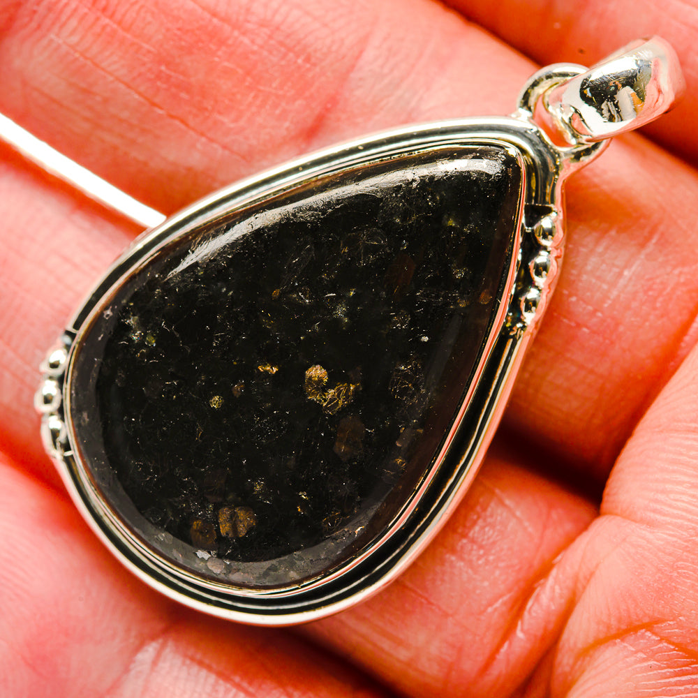 Larvikite Pendants handcrafted by Anasilvercos - PD18382