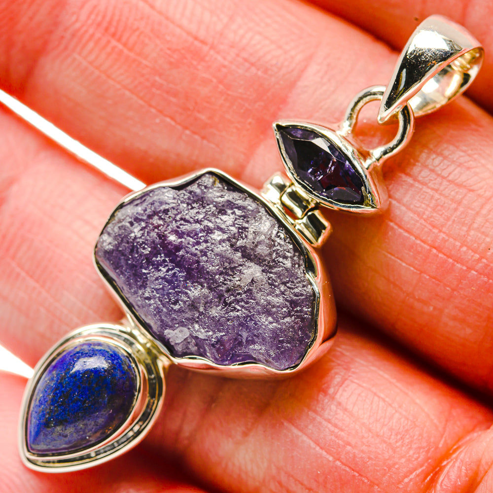 Tanzanite Pendants handcrafted by Anasilvercos - PD18398