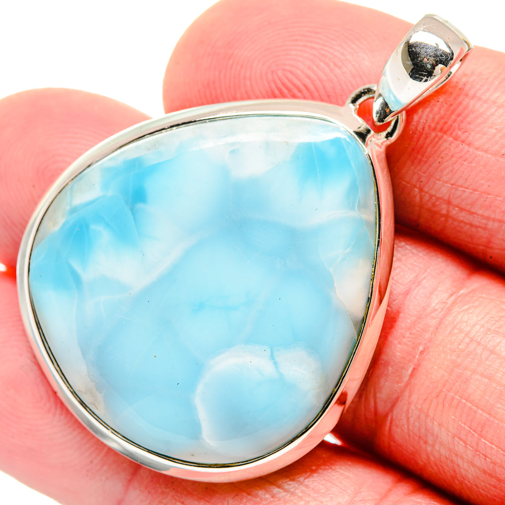Larimar Pendants handcrafted by Anasilvercos - PD18408