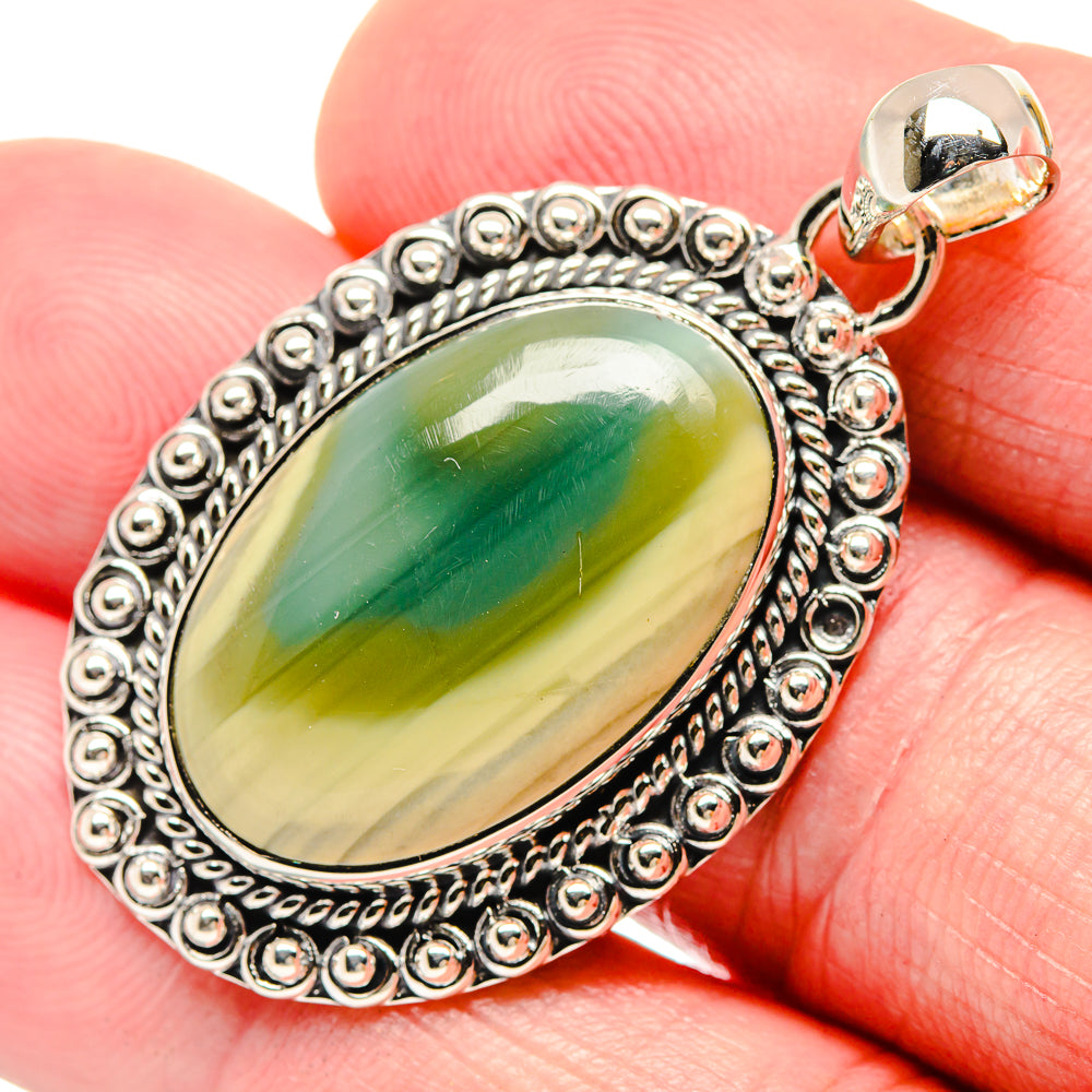 Willow Creek Jasper Pendants handcrafted by Anasilvercos - PD18413