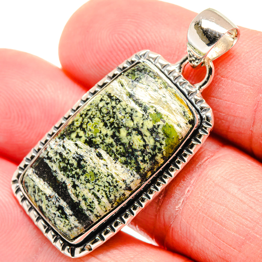 Lizard Jasper Pendants handcrafted by Anasilvercos - PD18435