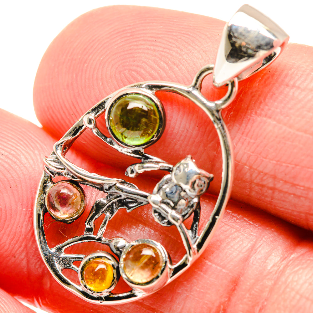 Tourmaline Pendants handcrafted by Anasilvercos - PD18459