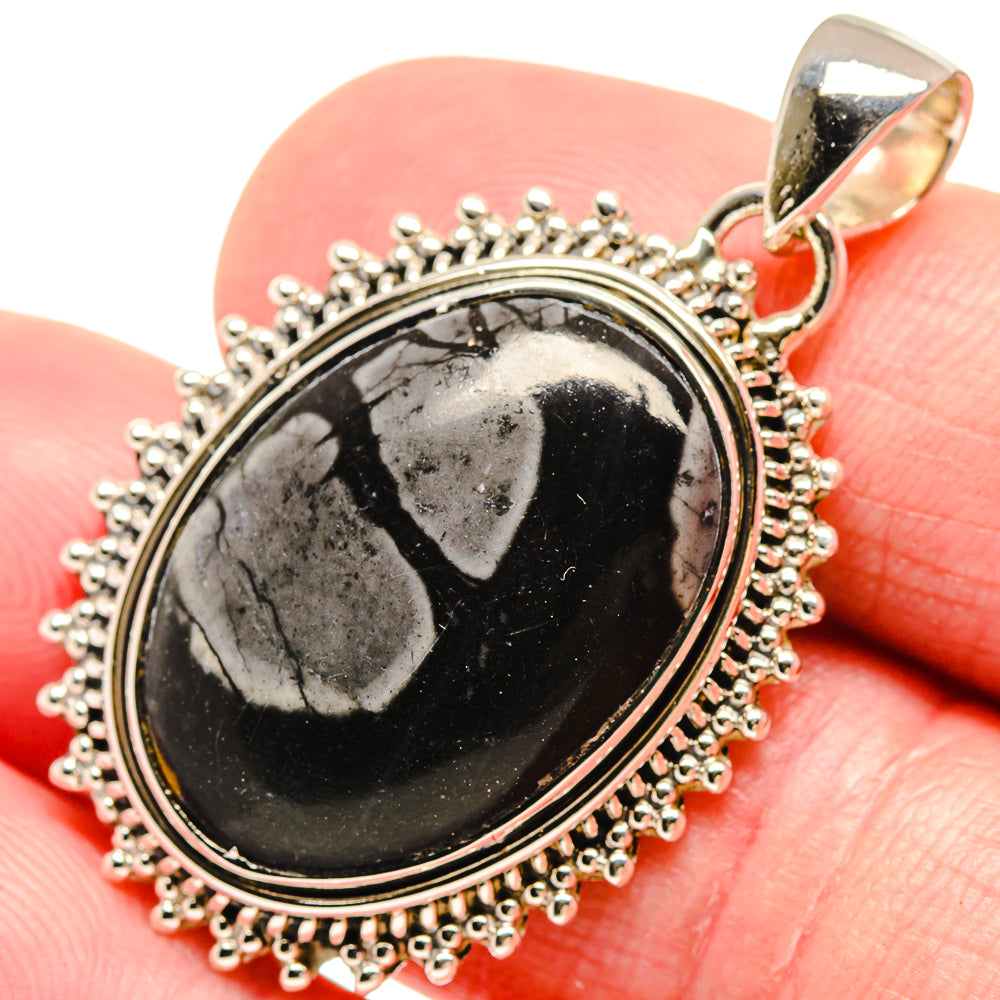Pinolith Jasper Pendants handcrafted by Anasilvercos - PD18480