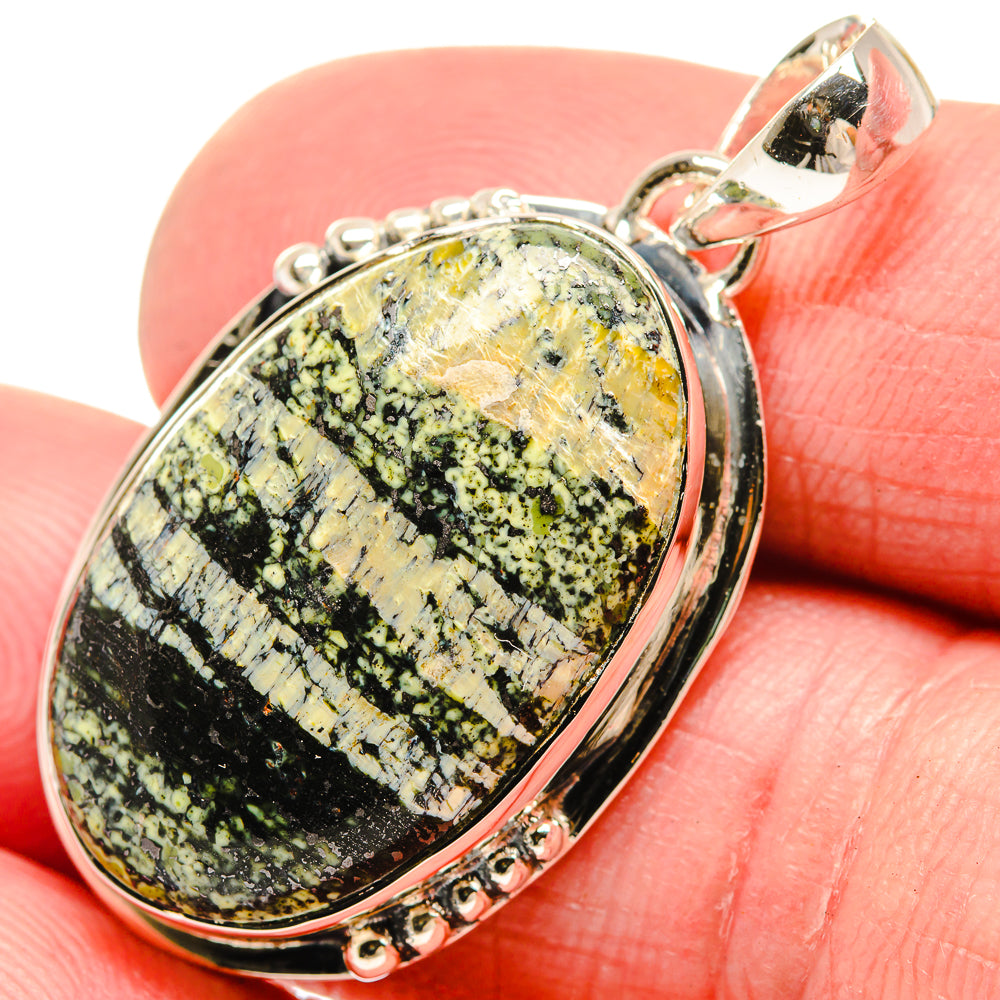Lizard Jasper Pendants handcrafted by Anasilvercos - PD18492