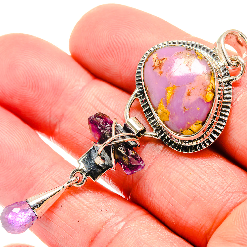 Phosphosiderite Pendants handcrafted by Anasilvercos - PD18512