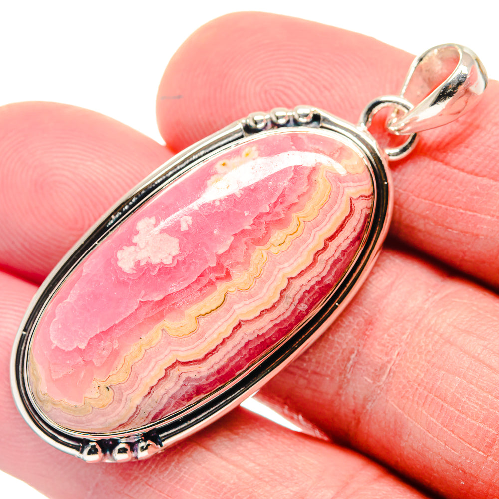 Rhodochrosite Pendants handcrafted by Anasilvercos - PD18524