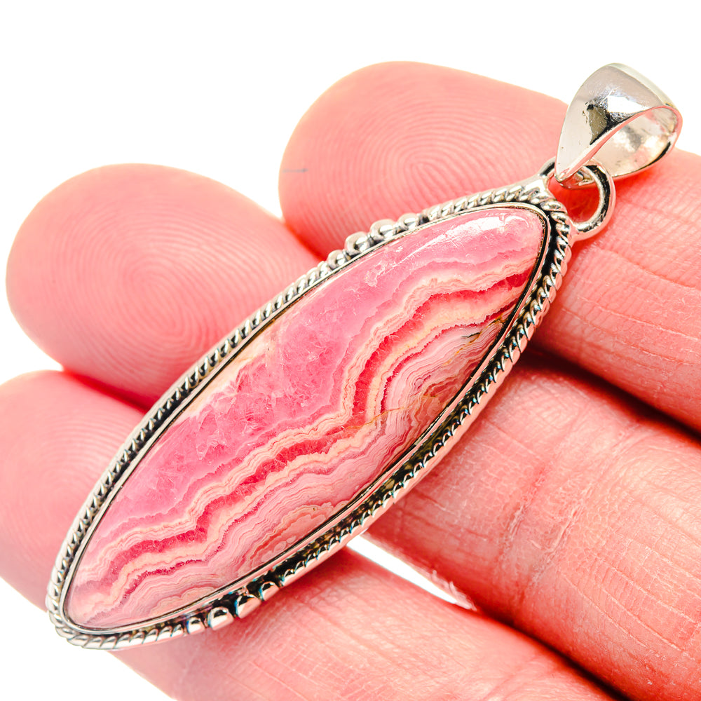 Rhodochrosite Pendants handcrafted by Anasilvercos - PD18525