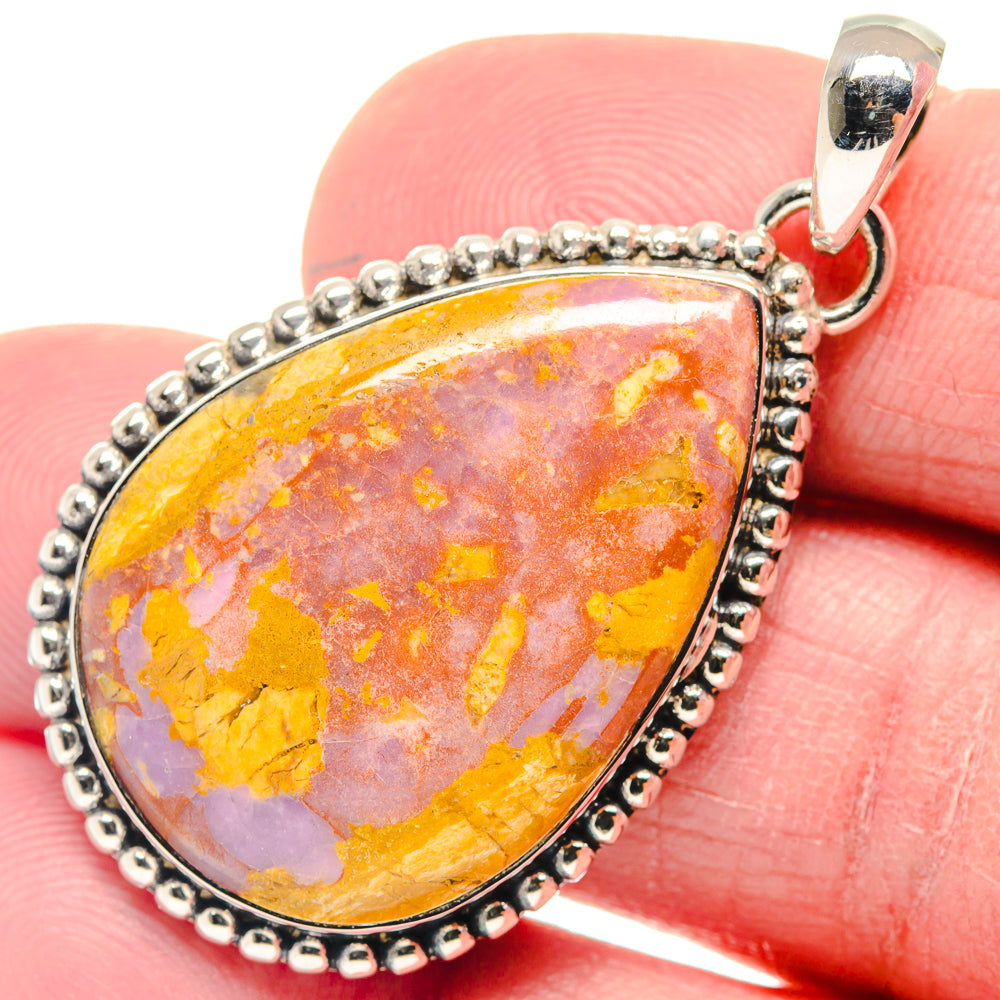 Phosphosiderite Pendants handcrafted by Anasilvercos - PD18544
