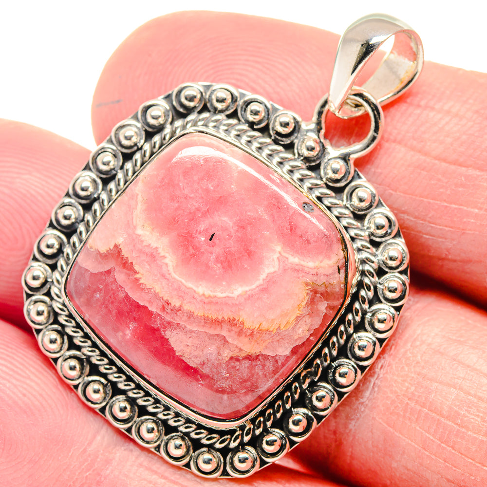 Rhodochrosite Pendants handcrafted by Anasilvercos - PD18545