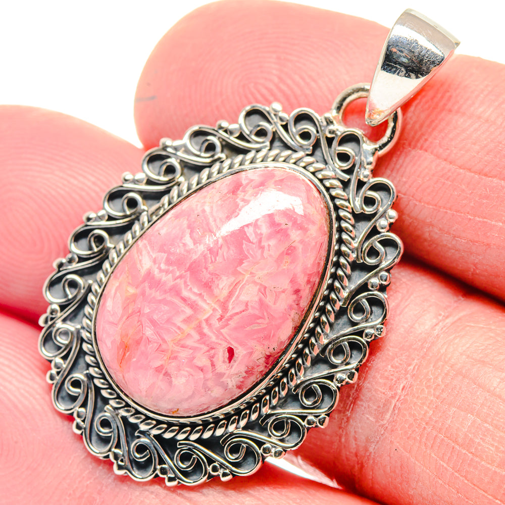 Rhodochrosite Pendants handcrafted by Anasilvercos - PD18558