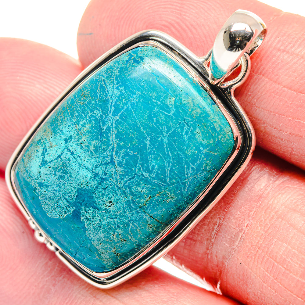 Chrysocolla Pendants handcrafted by Anasilvercos - PD18562