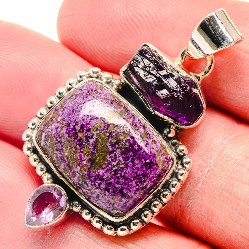 Stichtite Pendants handcrafted by Anasilvercos - PD18575