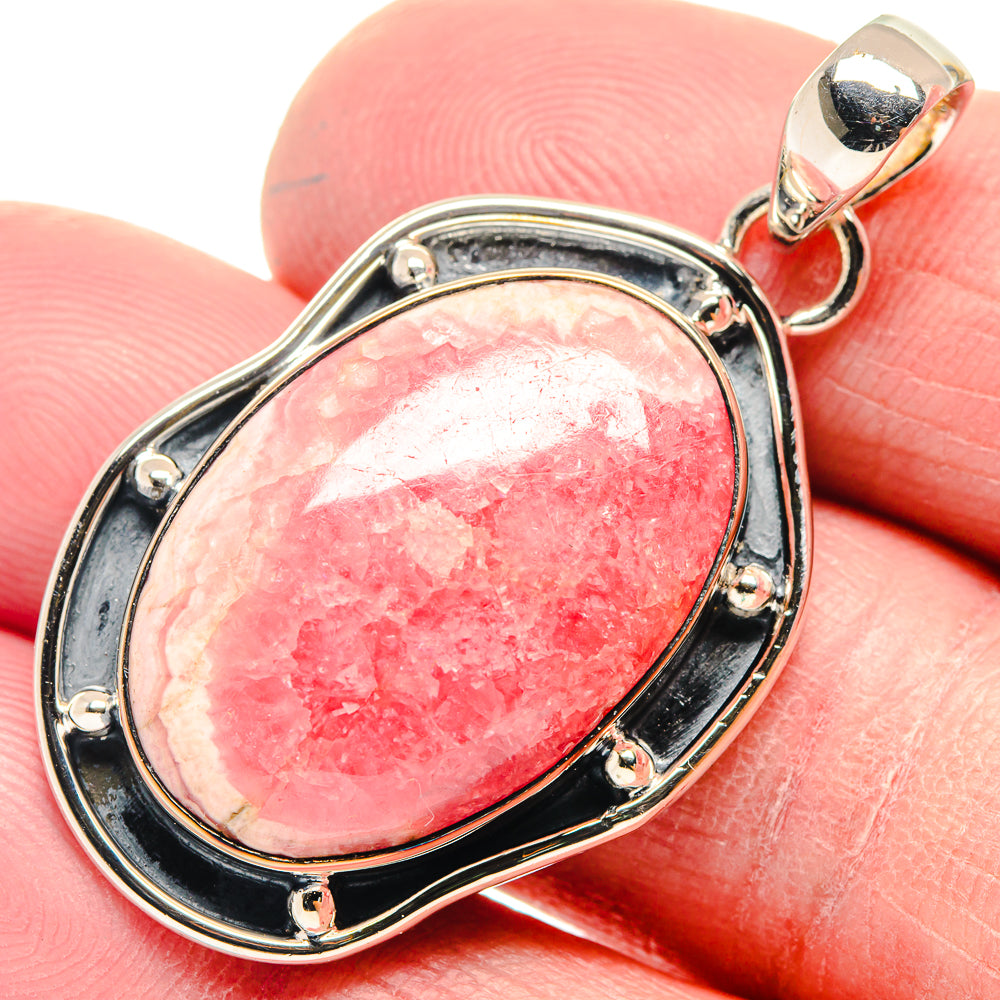 Rhodochrosite Pendants handcrafted by Anasilvercos - PD18587