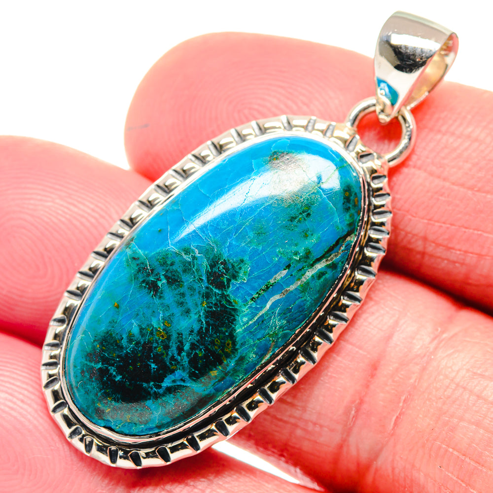 Chrysocolla Pendants handcrafted by Anasilvercos - PD18598