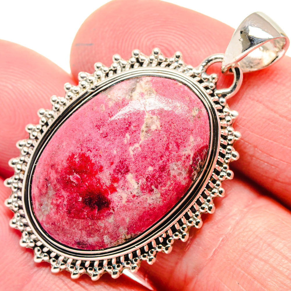Thulite Pendants handcrafted by Anasilvercos - PD18627