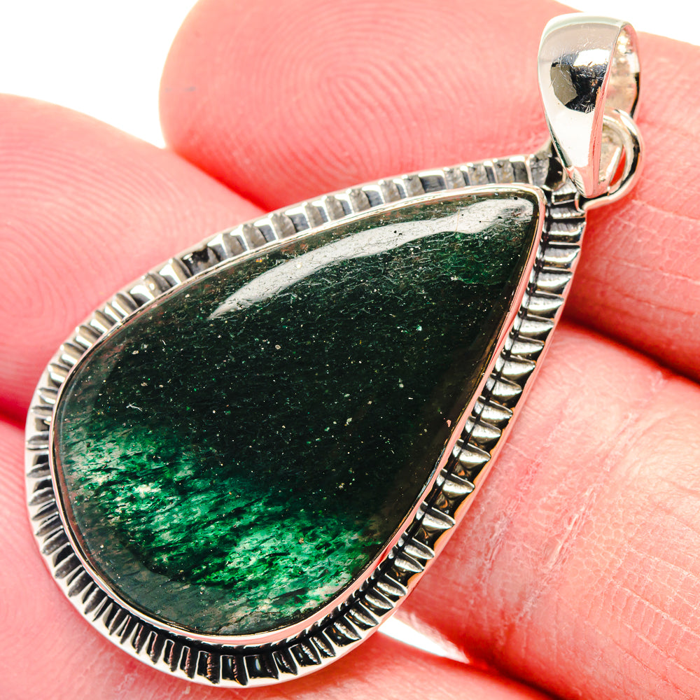 Green Aventurine Pendants handcrafted by Anasilvercos - PD18671