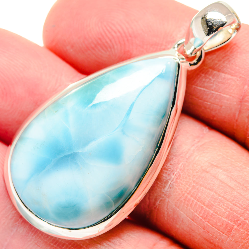 Larimar Pendants handcrafted by Anasilvercos - PD18677