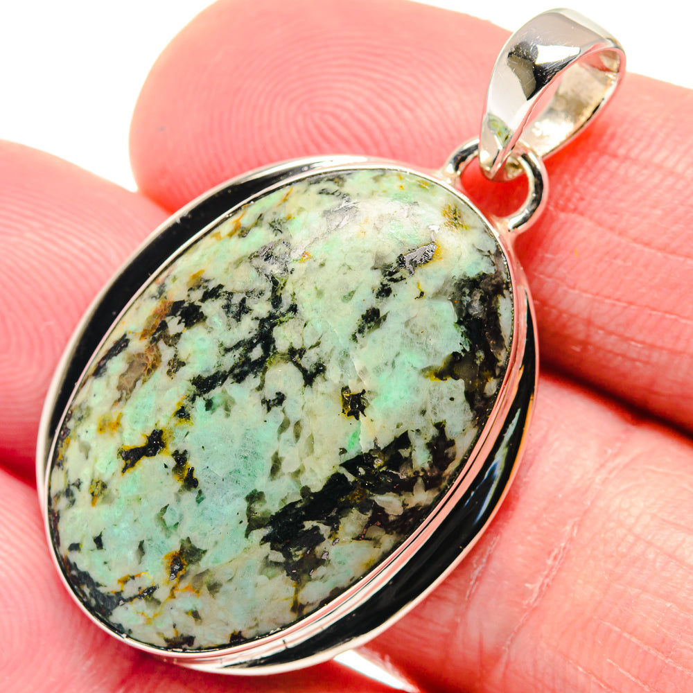Tibetan Turquoise Pendants handcrafted by Anasilvercos - PD18688