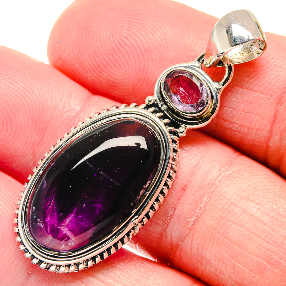 Amethyst Pendants handcrafted by Anasilvercos - PD18716