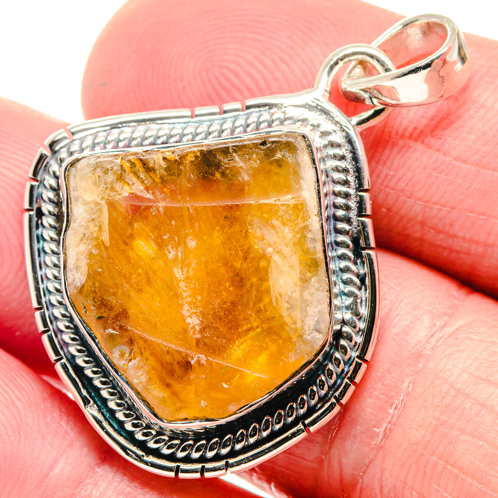 Citrine Pendants handcrafted by Anasilvercos - PD18717
