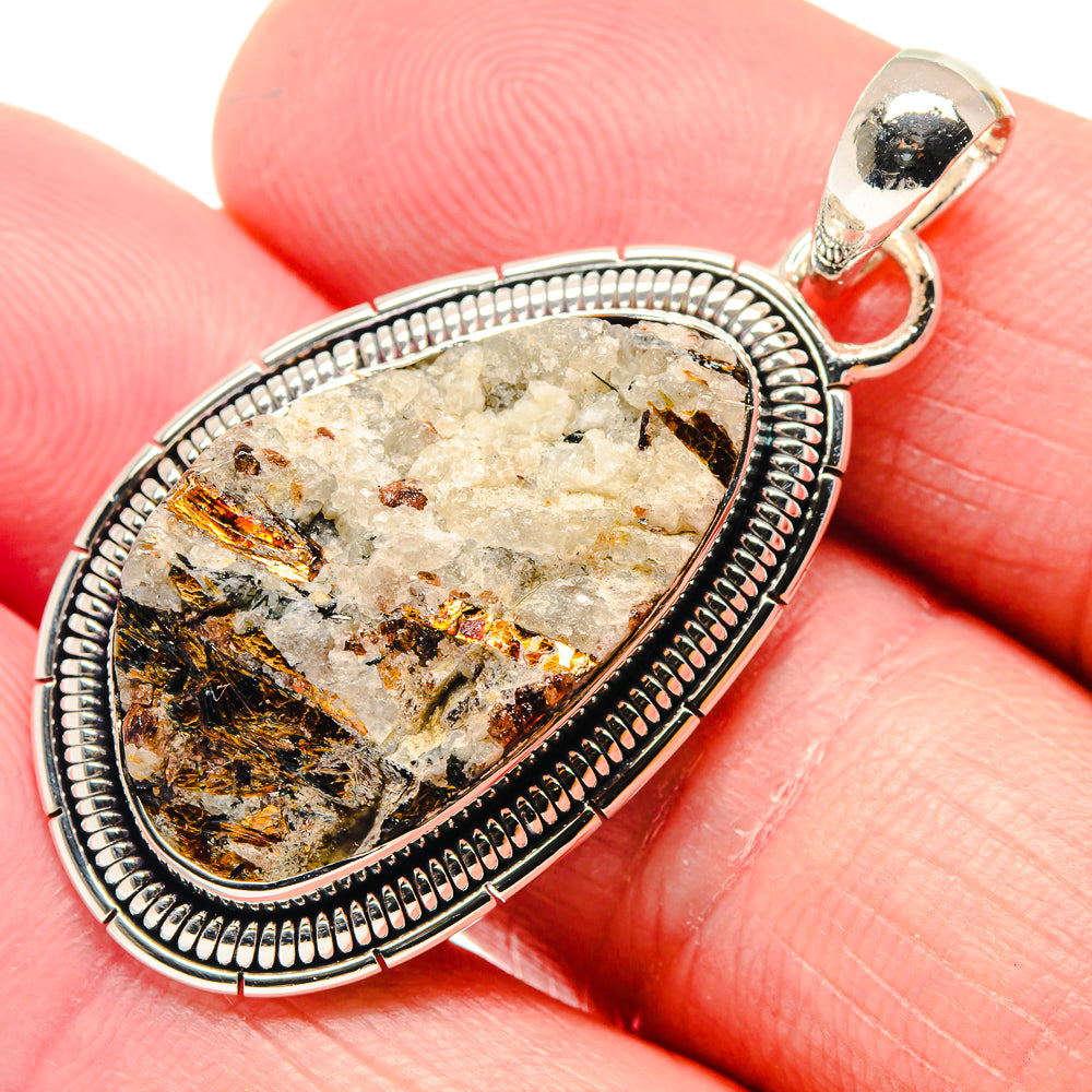 Astrophyllite Pendants handcrafted by Anasilvercos - PD18724
