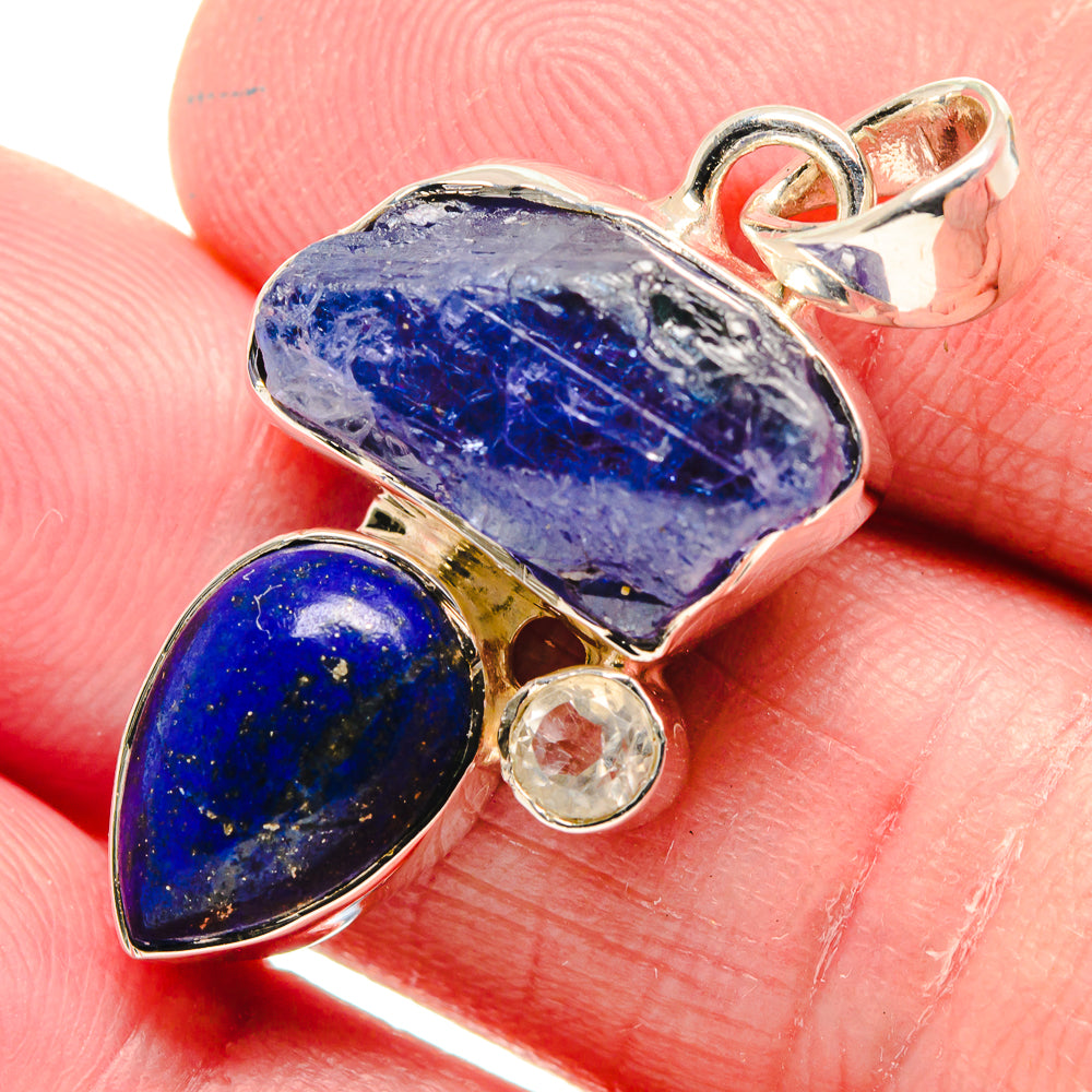 Tanzanite Pendants handcrafted by Anasilvercos - PD18726