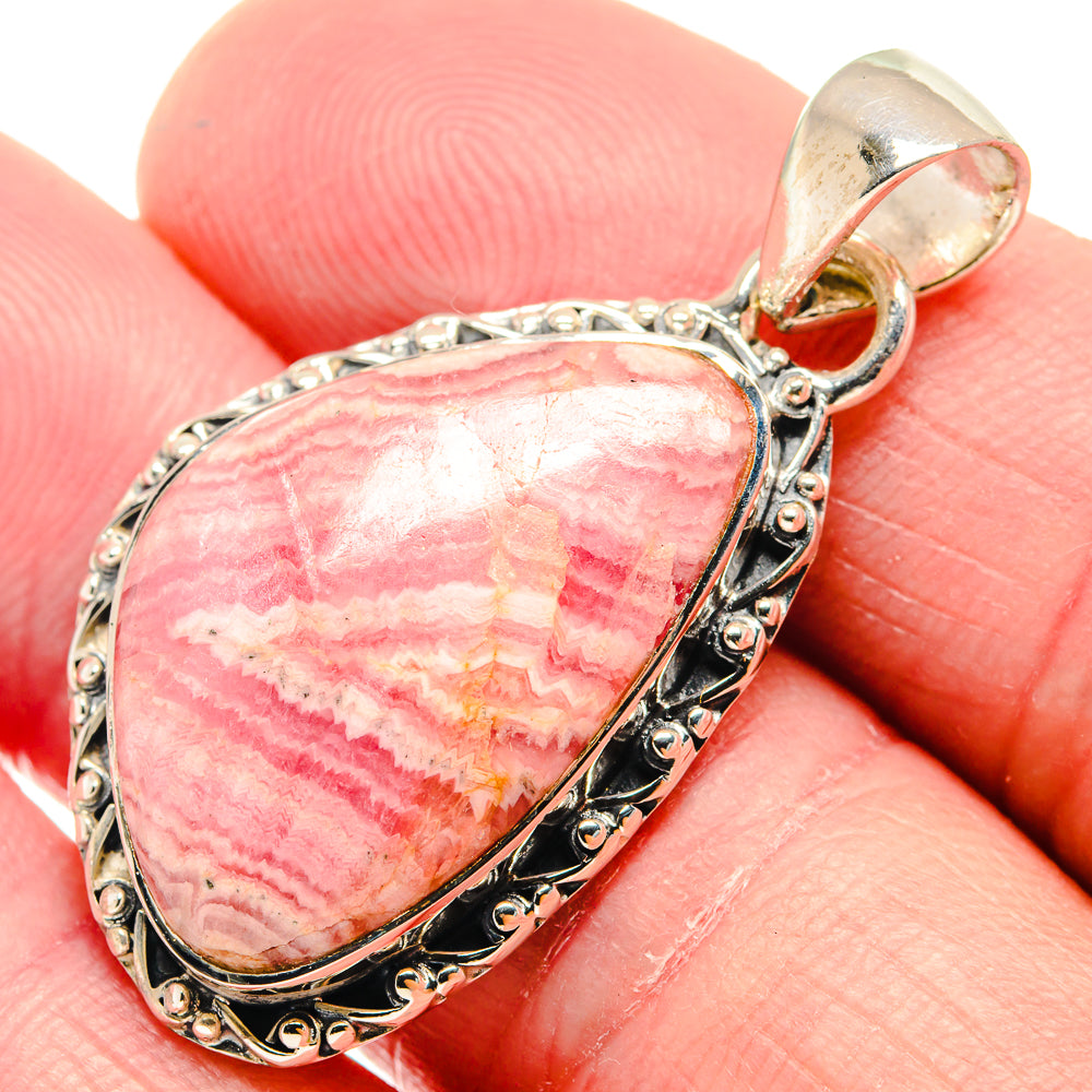 Rhodochrosite Pendants handcrafted by Anasilvercos - PD18739