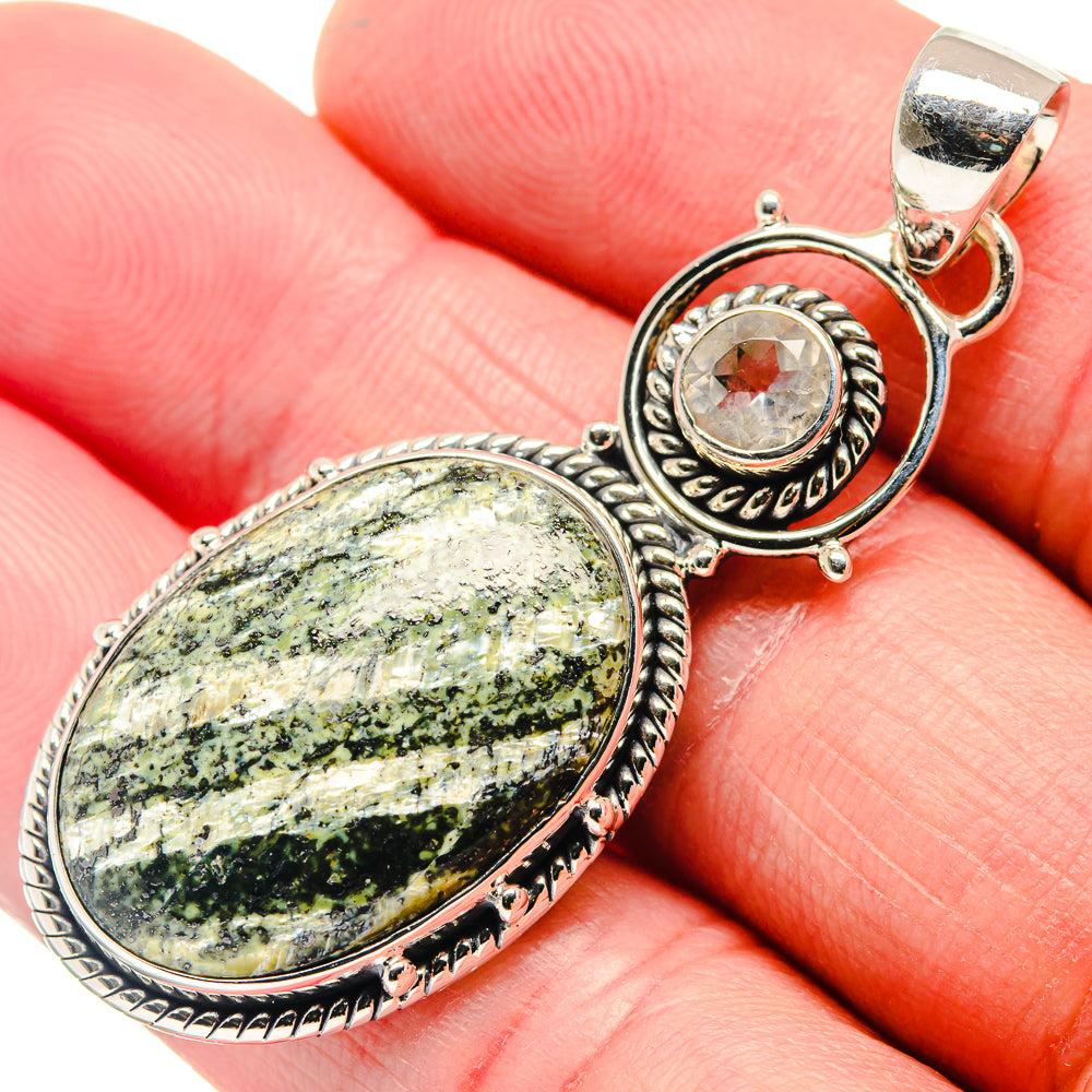 Lizard Jasper Pendants handcrafted by Anasilvercos - PD18740