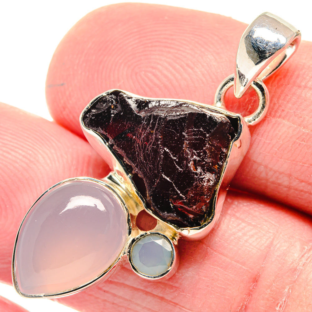 Garnet Pendants handcrafted by Anasilvercos - PD18757