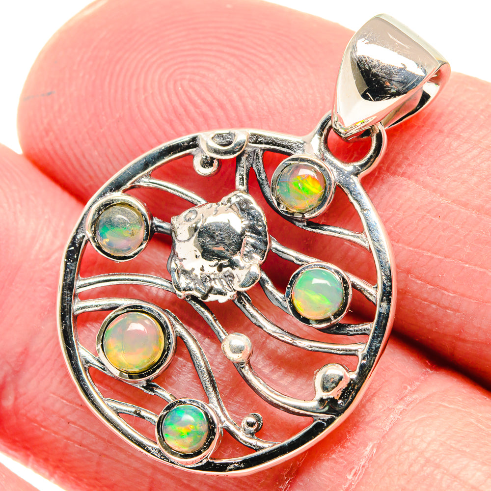 Ethiopian Opal Pendants handcrafted by Anasilvercos - PD18758