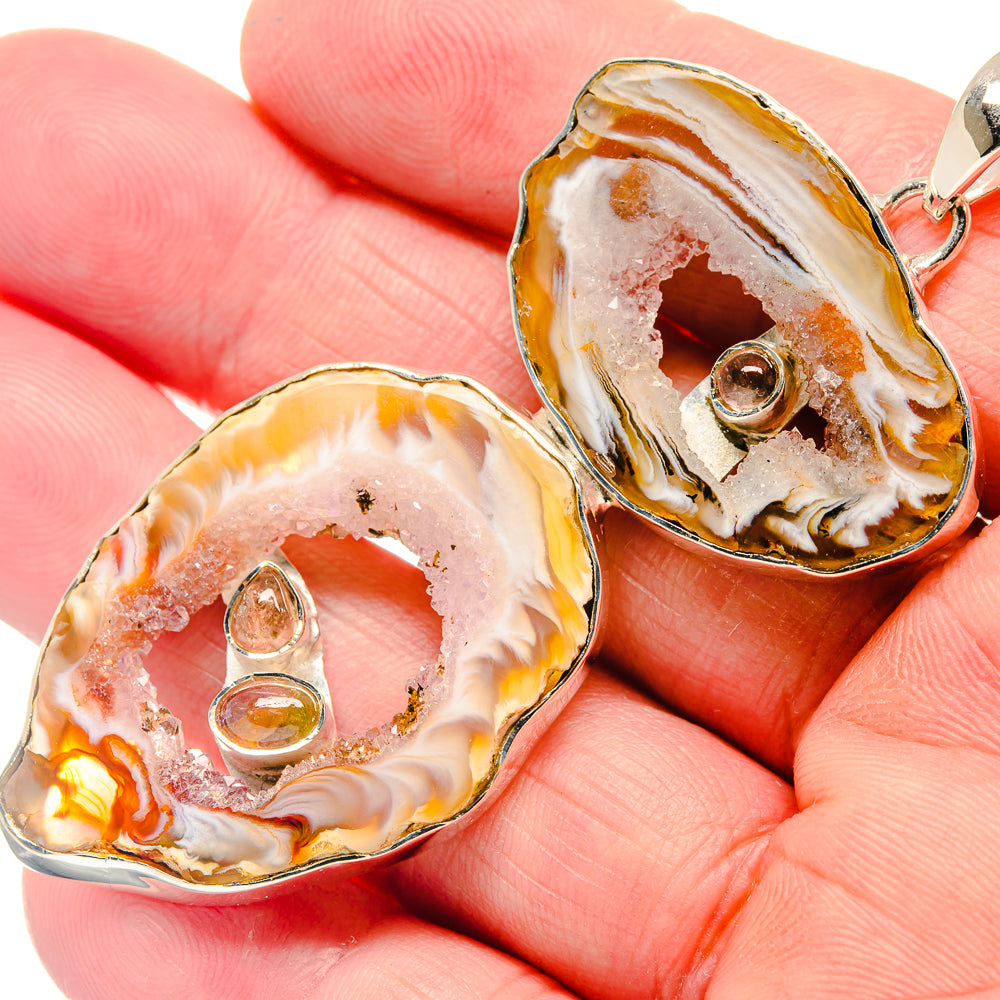 Occo Geode Pendants handcrafted by Anasilvercos - PD18786