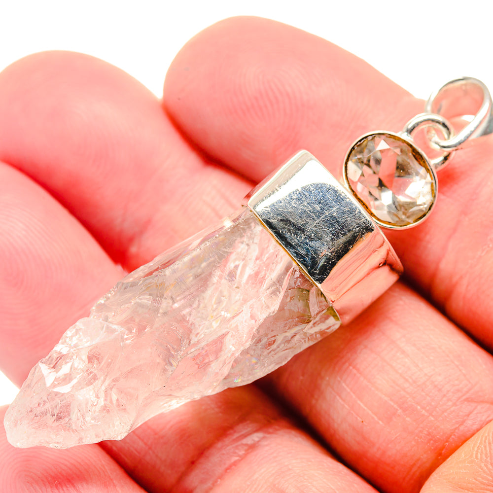 White Quartz Pendants handcrafted by Anasilvercos - PD18798