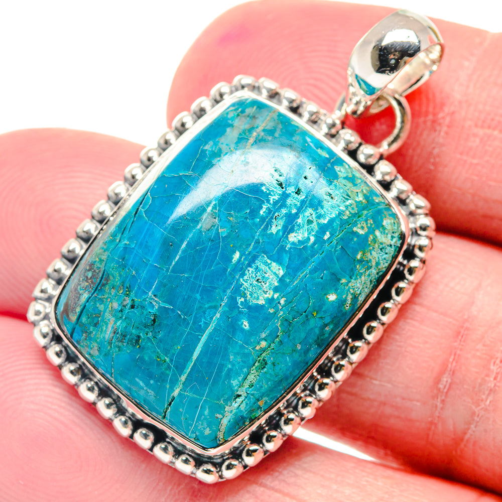 Chrysocolla Pendants handcrafted by Anasilvercos - PD18801