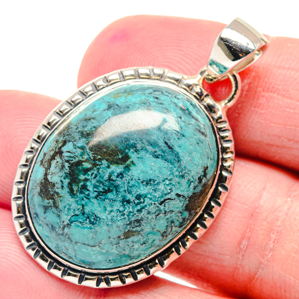 Tibetan Turquoise Pendants handcrafted by Anasilvercos - PD18802