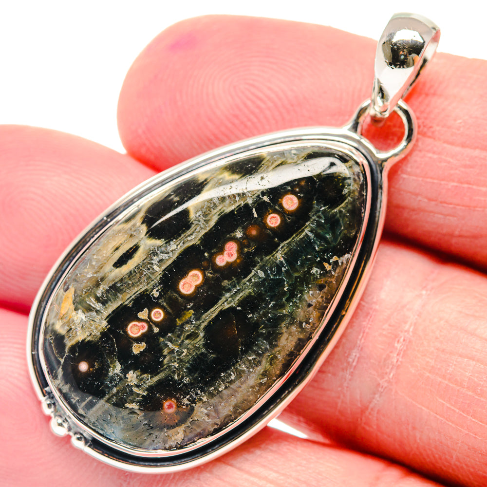 Ocean Jasper Pendants handcrafted by Anasilvercos - PD18806