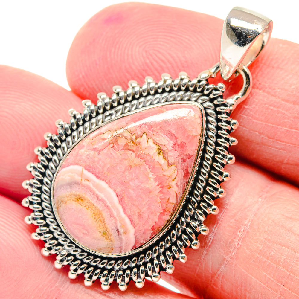 Rhodochrosite Pendants handcrafted by Anasilvercos - PD18817