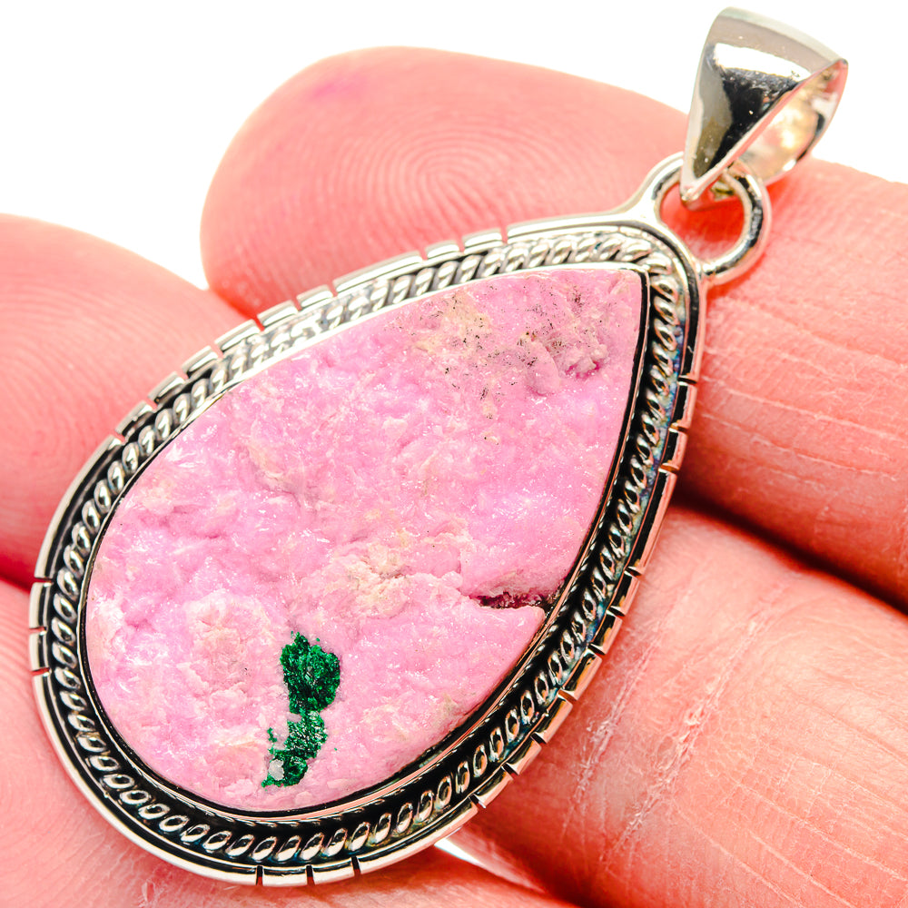 Cobalto Calcite Druzy Pendants handcrafted by Anasilvercos - PD18847