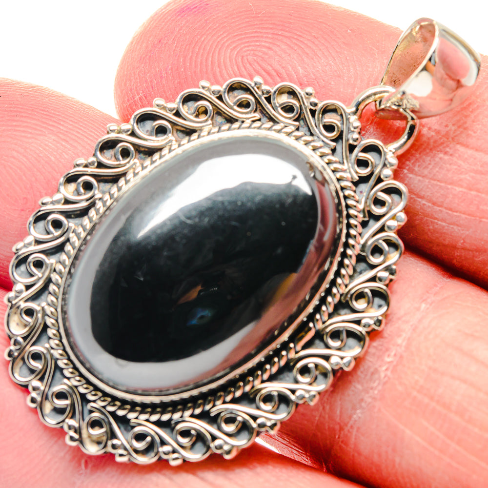 Hematite Pendants handcrafted by Anasilvercos - PD18852