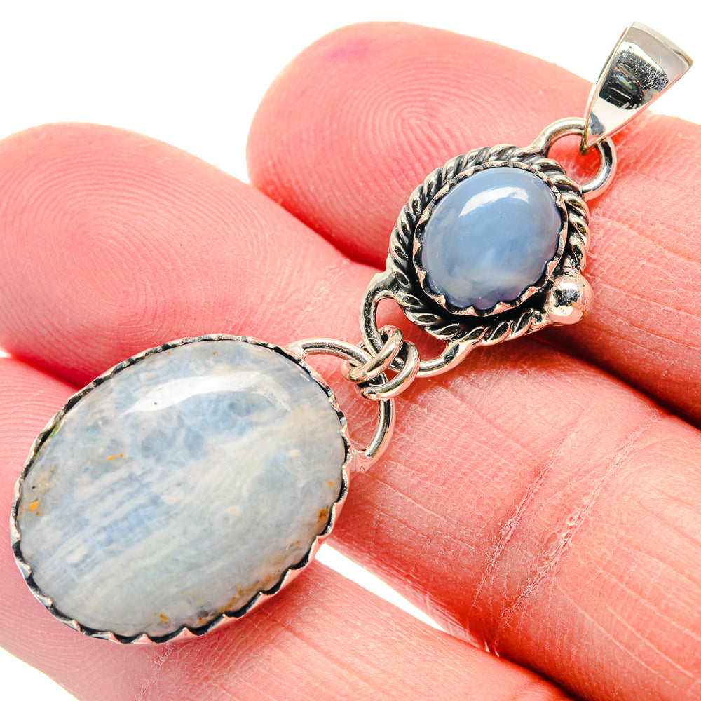 Aquamarine Pendants handcrafted by Anasilvercos - PD18856