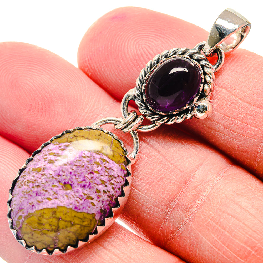 Stichtite Pendants handcrafted by Anasilvercos - PD18858