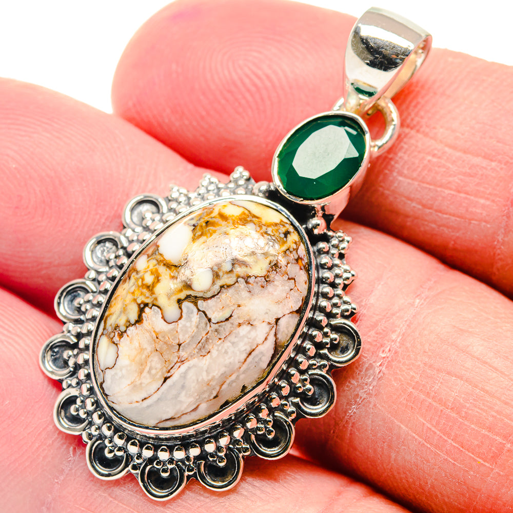 Laguna Lace Agate Pendants handcrafted by Anasilvercos - PD18860