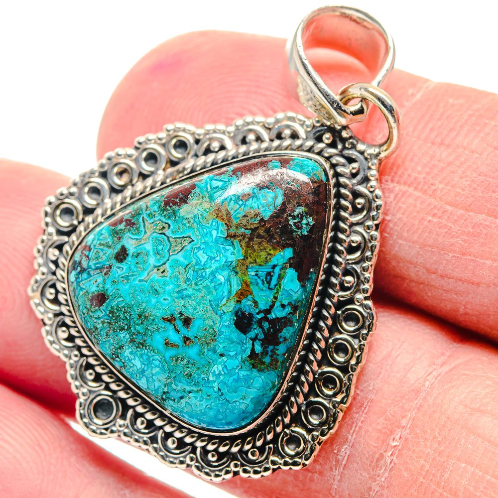 Chrysocolla Pendants handcrafted by Anasilvercos - PD18861