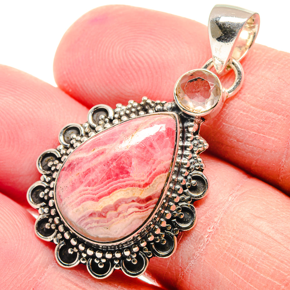Rhodochrosite Pendants handcrafted by Anasilvercos - PD18881