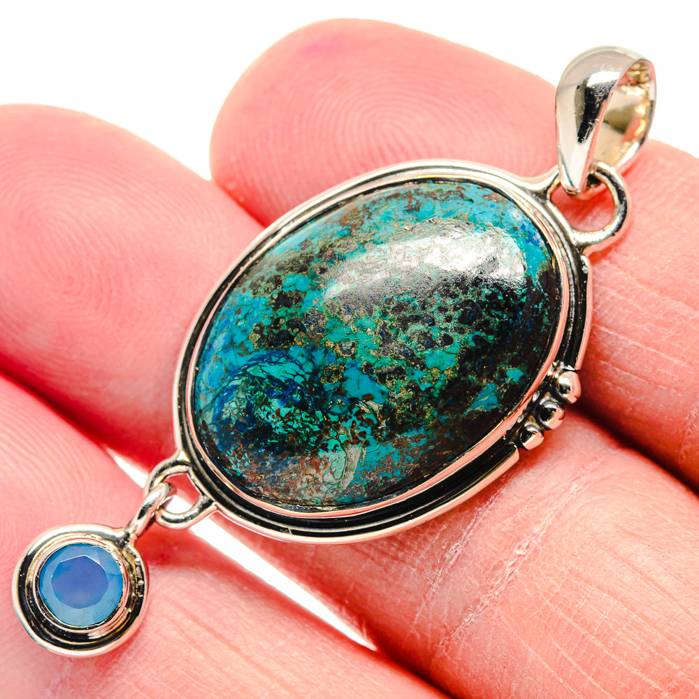 Shattuckite Pendants handcrafted by Anasilvercos - PD18890
