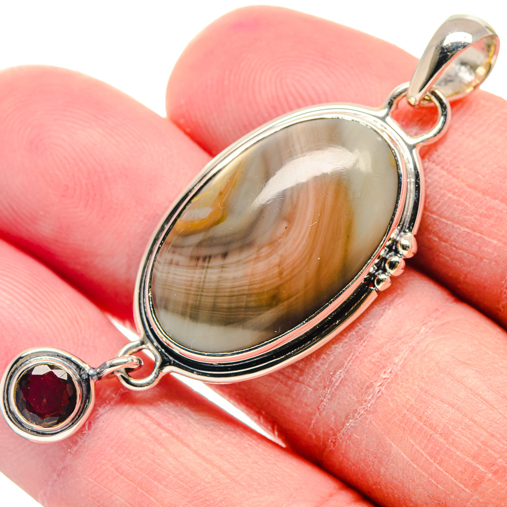 Willow Creek Jasper Pendants handcrafted by Anasilvercos - PD18892