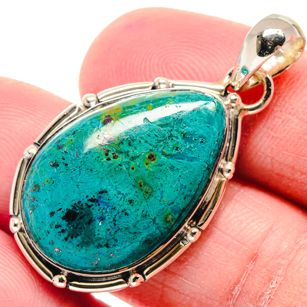Chrysocolla Pendants handcrafted by Anasilvercos - PD18908